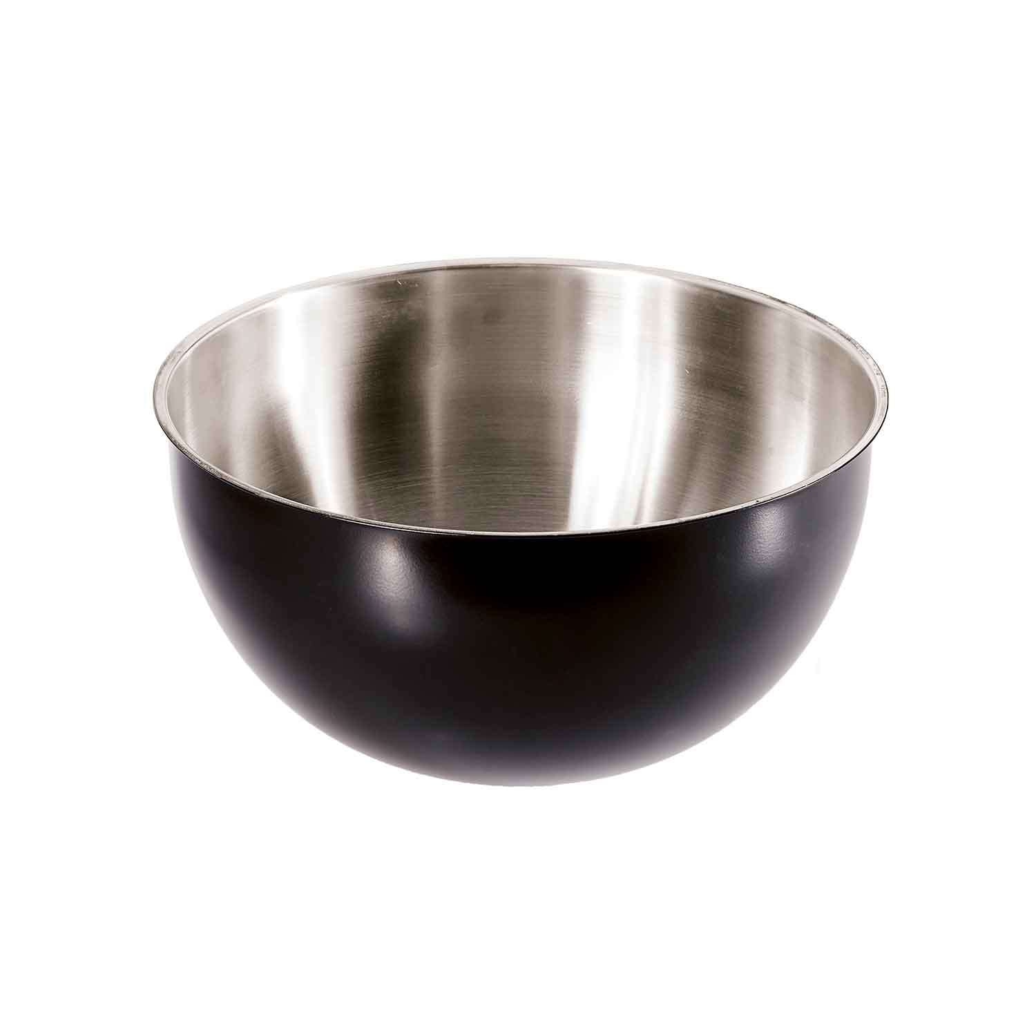 Groovy Çelik Mayonez Kabı, Siyah, 16 Cm, 1.5 Litre, Groovy, Karıştırma Kabları