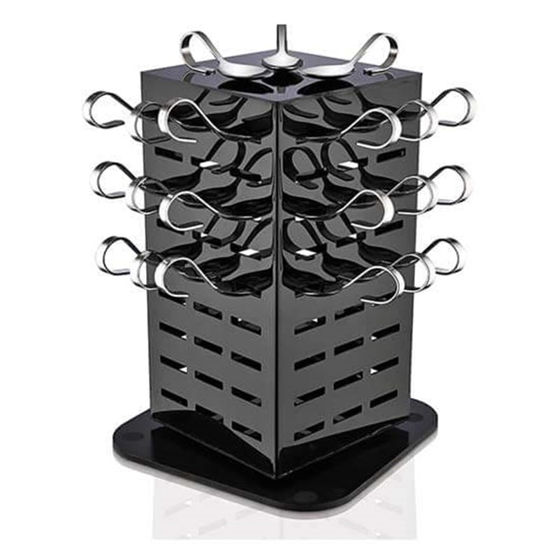 Groovy Dönerli Sunum Kaşık Standı, 21x21x40 Cm