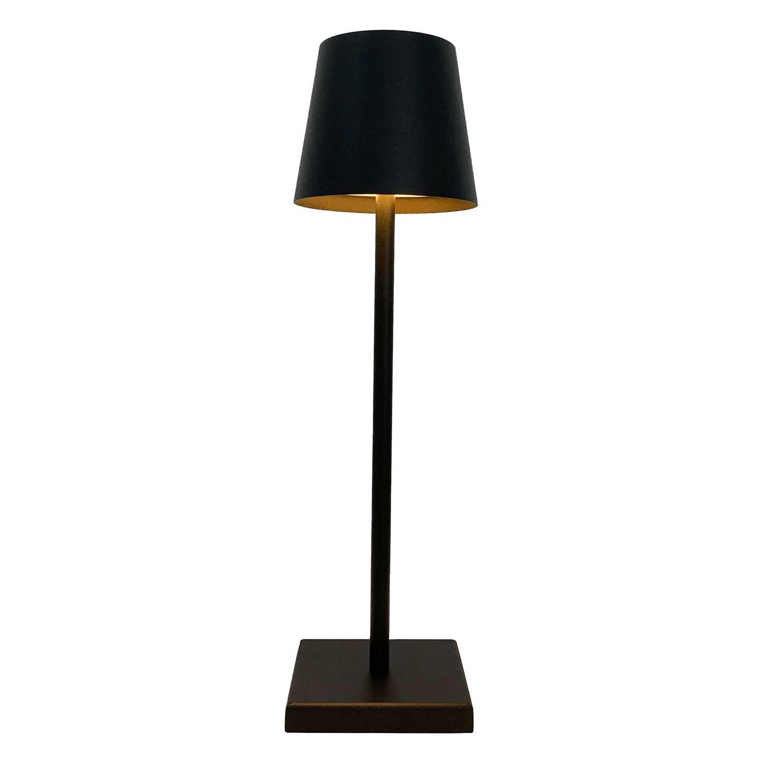 Groovy GRV-814 Şarjlı Masa Lambası, Siyah, 10x38 Cm, Groovy, Masa Üstü Aksesuarları
