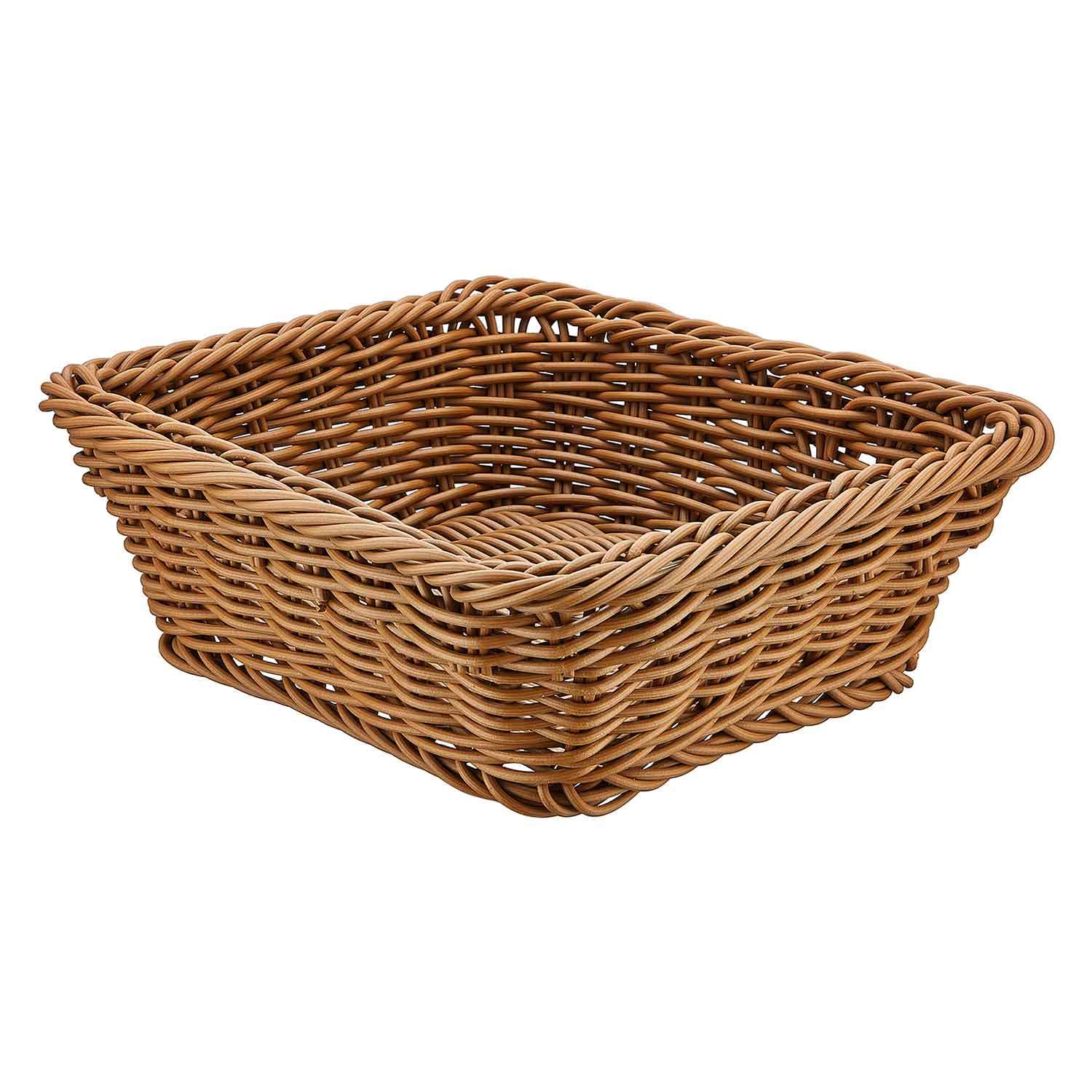 Groovy Plastik Kare Ekmek Sepeti 19x19x7 Cm, Groovy, Ekmek ve Meyve Sepetleri