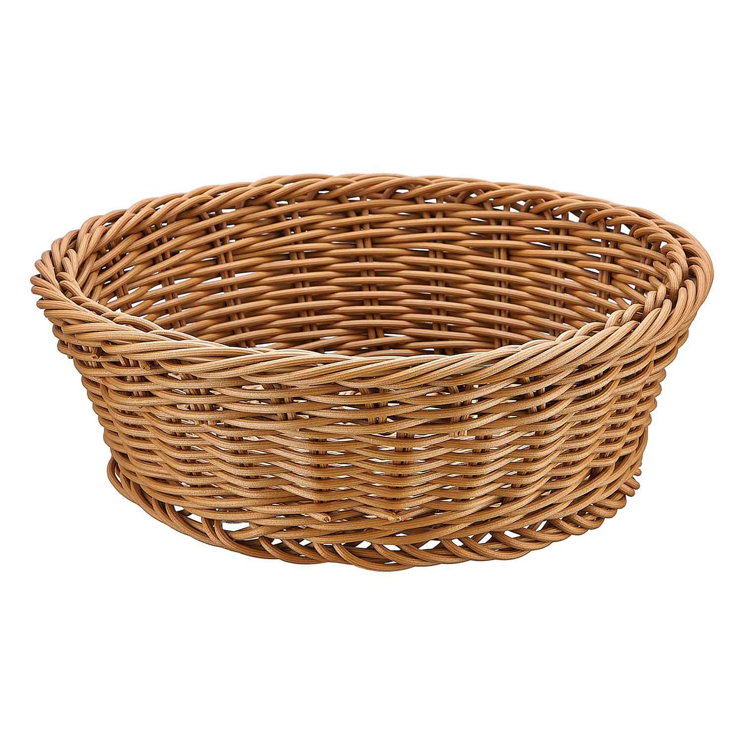 Groovy Plastik Yuvarlak Ekmek Sepeti 21x21x7 Cm, Groovy, Ekmek ve Meyve Sepetleri