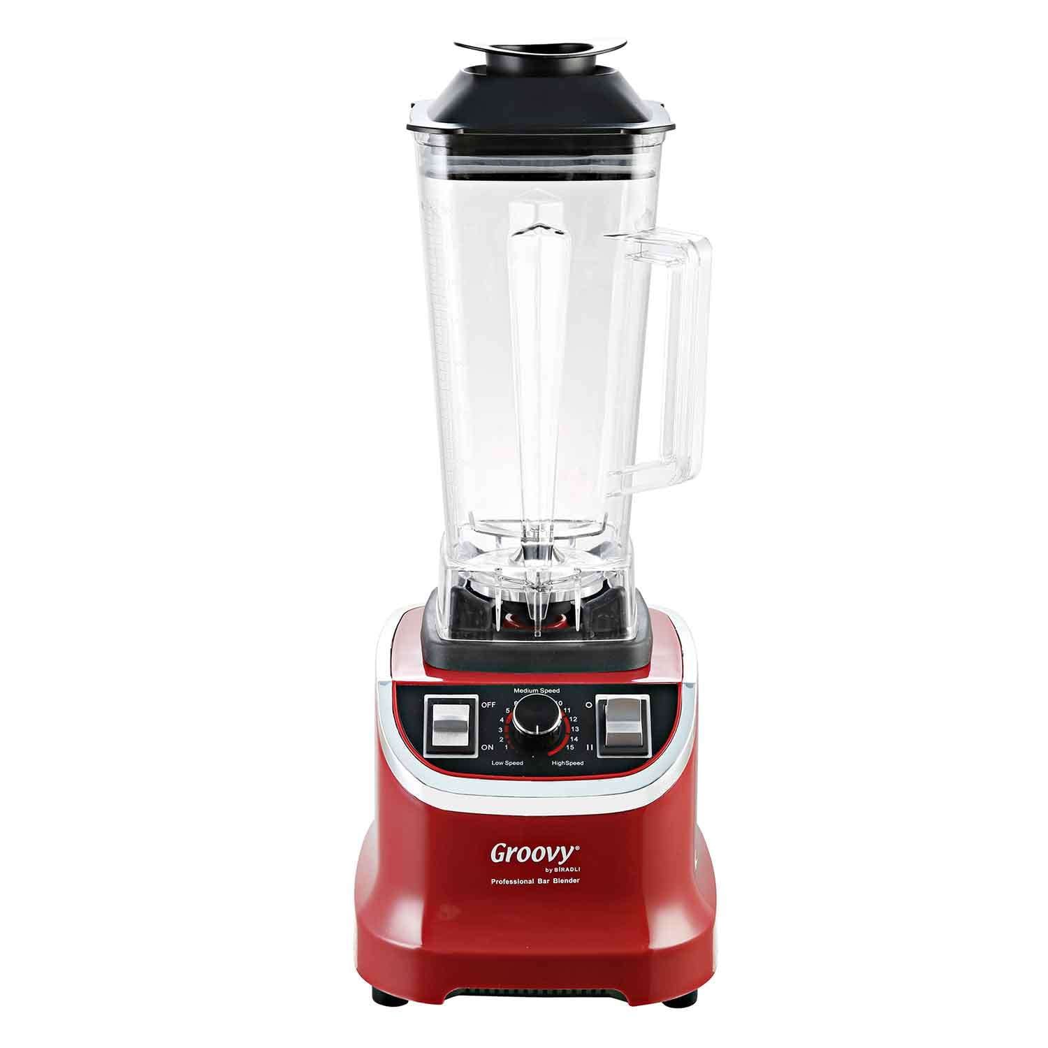 Groovy Profesyonel Bar Blender, 1800 W, Kırmızı, Groovy, Bar Blender