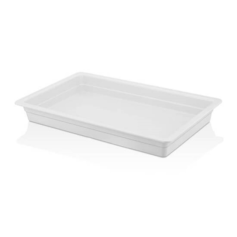 Külsan Thermoset Gastronom Küvet, Gn 1/1, 53x32.5x4 Cm, 1,4 Litre, Beyaz