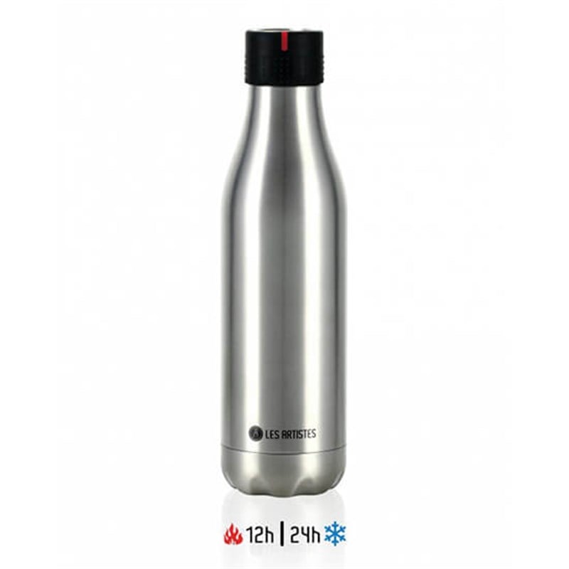 Les Artistes Zaman Ayarlı Termos, Gümüş 500 ml 16,5 Oz