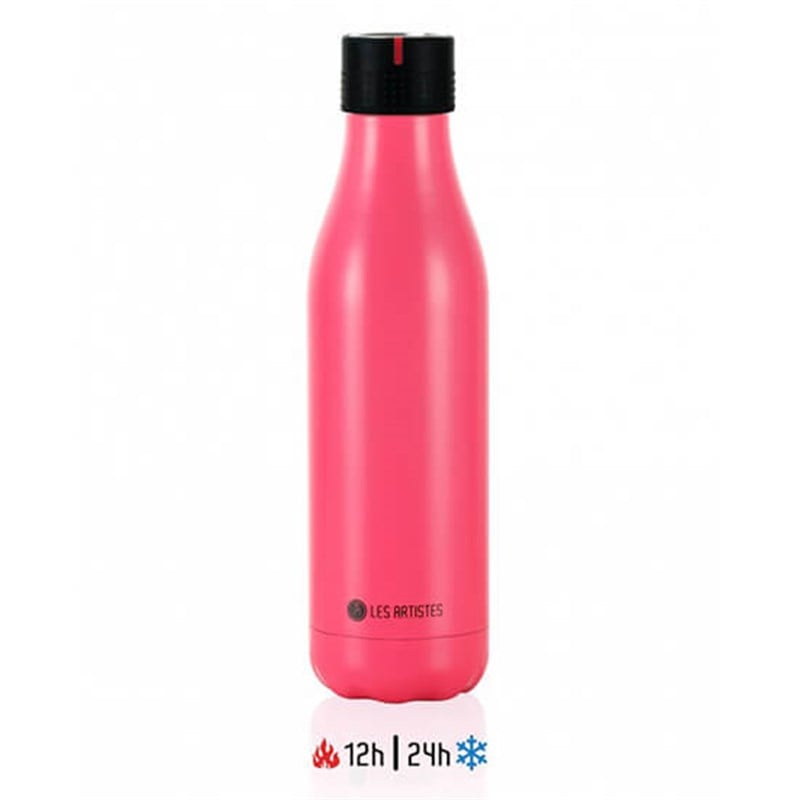 Les Artistes Zaman Ayarlı Termos, Pembe 500 ml 16,5 Oz