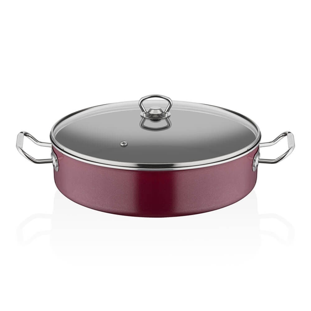 Mega Sığ Tencere, Non Stick Teflon 32 Cm