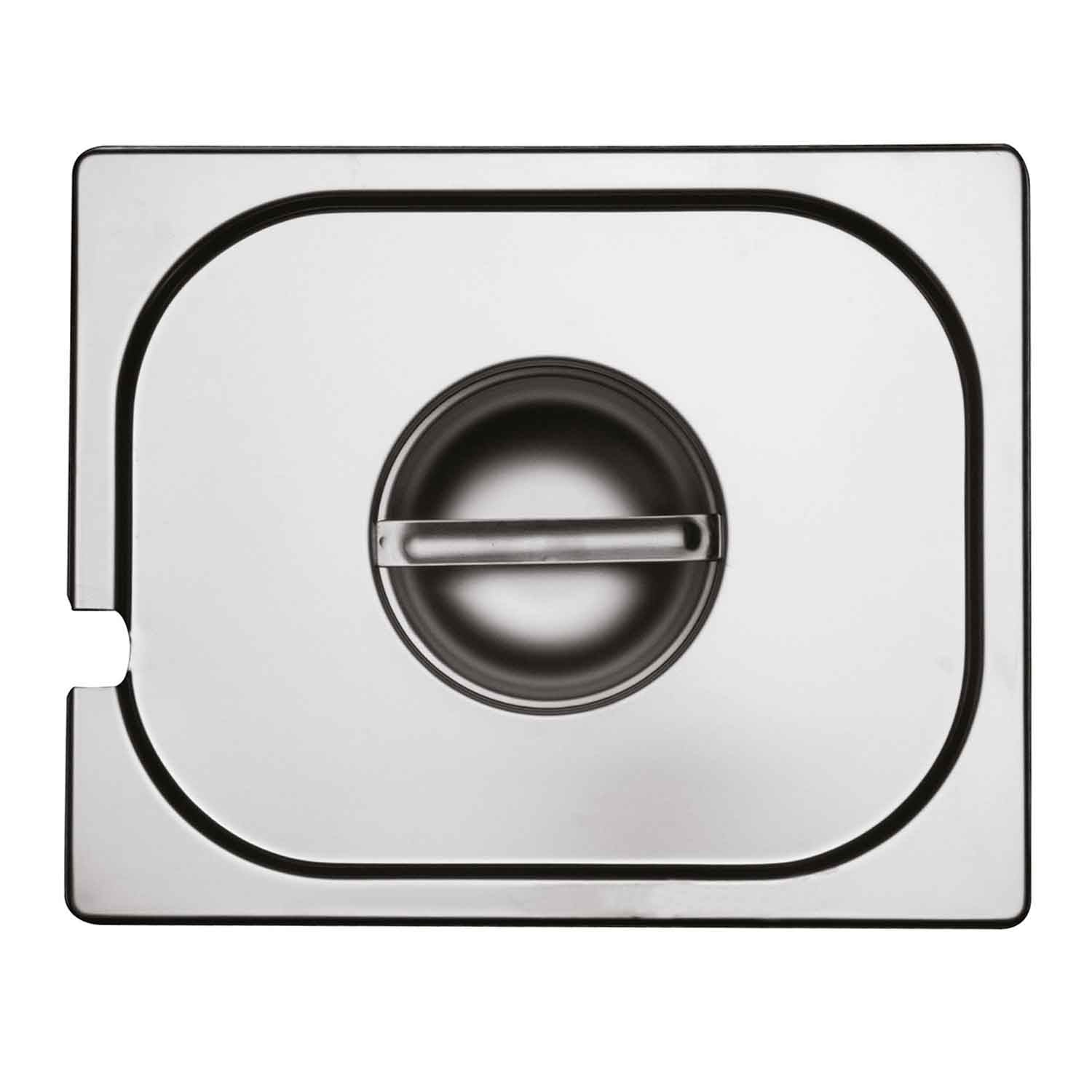 Öztiryakiler Gastronom Küvet Kapak 2/4 Kepçe Delikli GDD 16,2x53 Cm