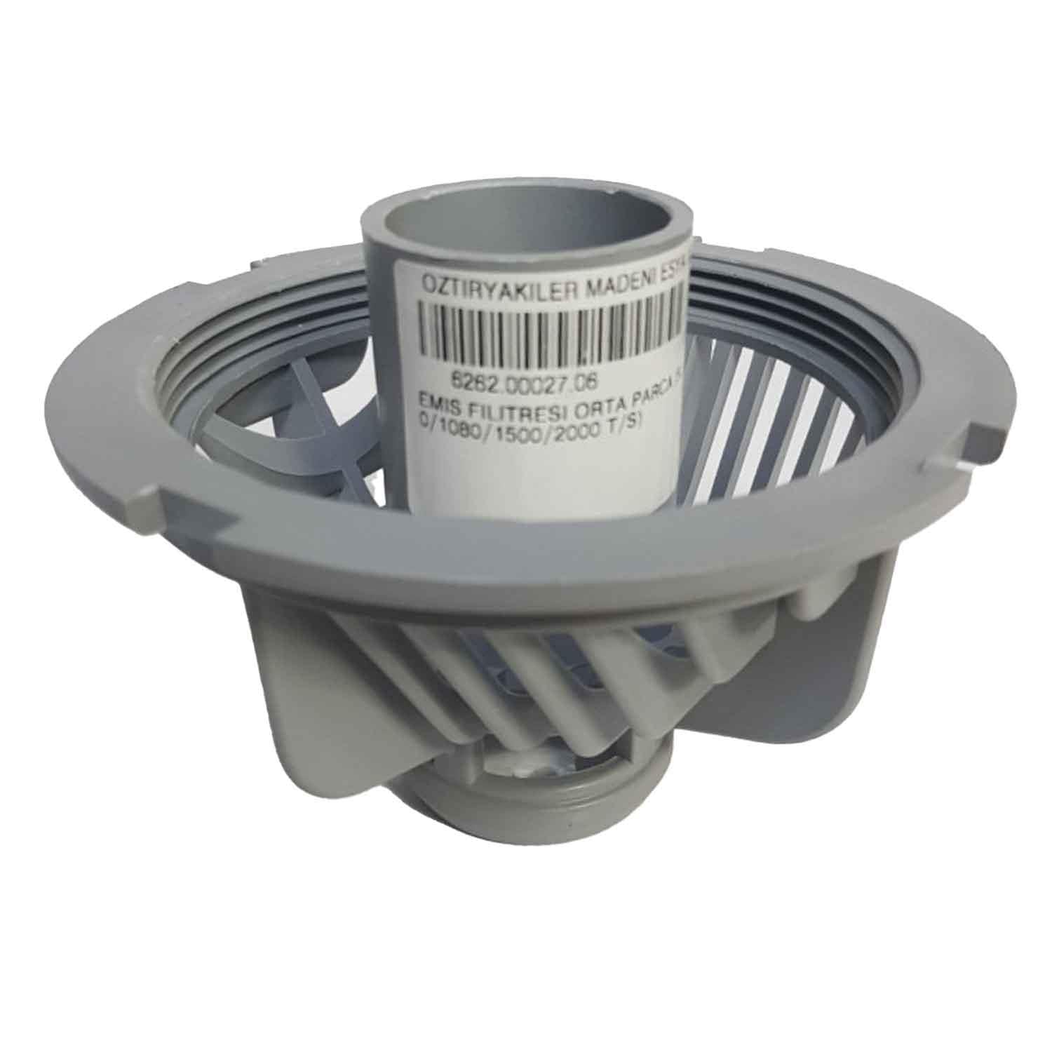 Öztiryakiler OBY 500/1080/1500/2000 T/S Emiş Filtresi Orta Parça, Öztiryakiler, Öztiryakiler Giyotin Tipi Bulaşık Makinesi Yedek Parça