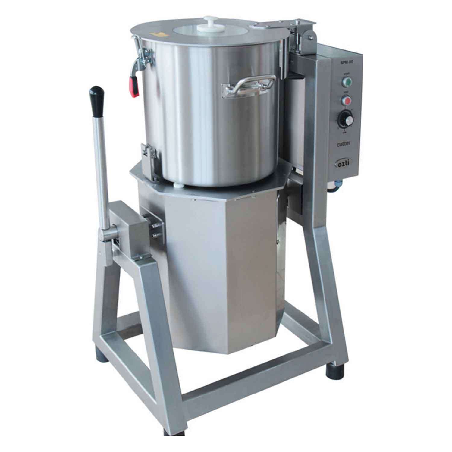 Öztiryakiler Sebze Parçalama Humus Makinesi, 2 Devirli, 380V, 50 L, Öztiryakiler, Sebze Doğrama Ve Humus Makineleri