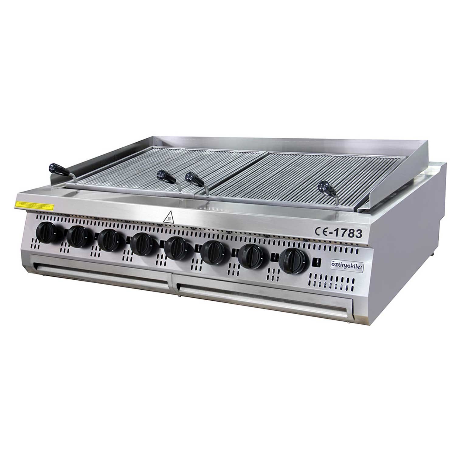 Öztiryakiler Set Üstü Döküm Izgara Gazlı 120x90x30 Cm