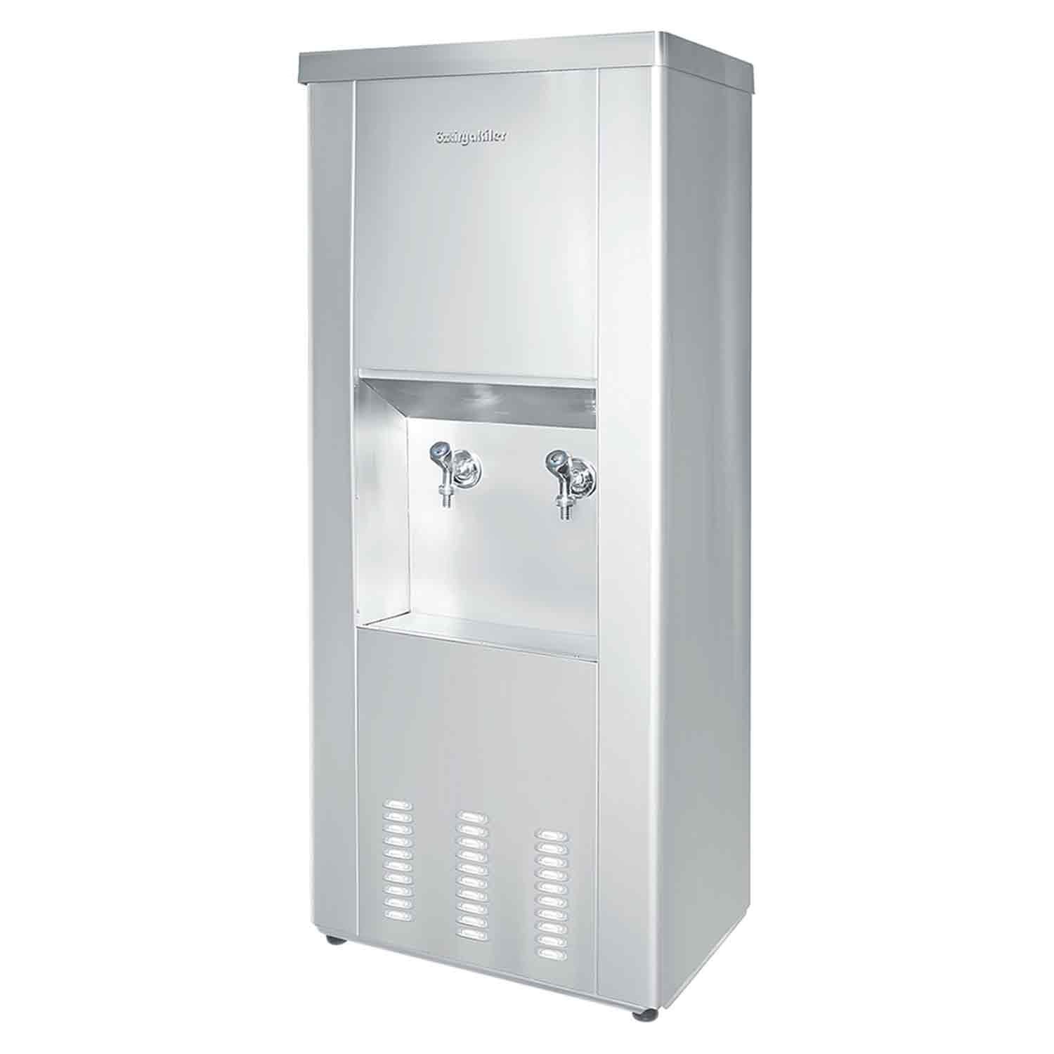 Öztiryakiler Soğuk Su Sebili Krom Gövde İç Hazne 150 Litre 2 Musluklu