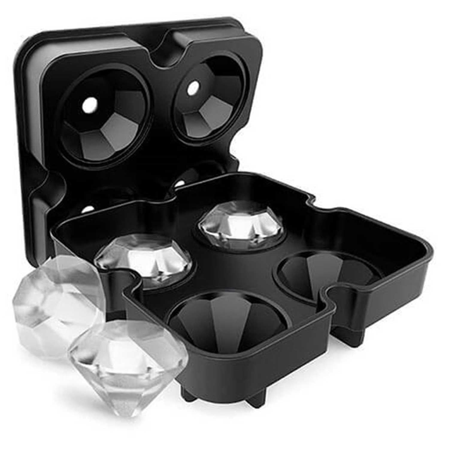 Silikon Buz Kalıbı, Dörtlü Elmas 47X38 mm, EPİNOX, Silikon Buz Kalıpları