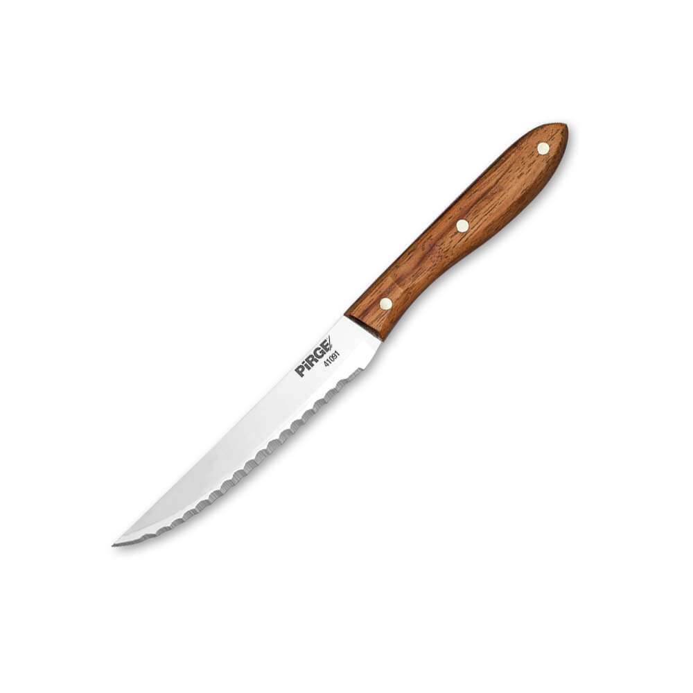 Pirge Steak Biftek Bıçağı, Gül Saplı 12 Cm | iles.com.tr