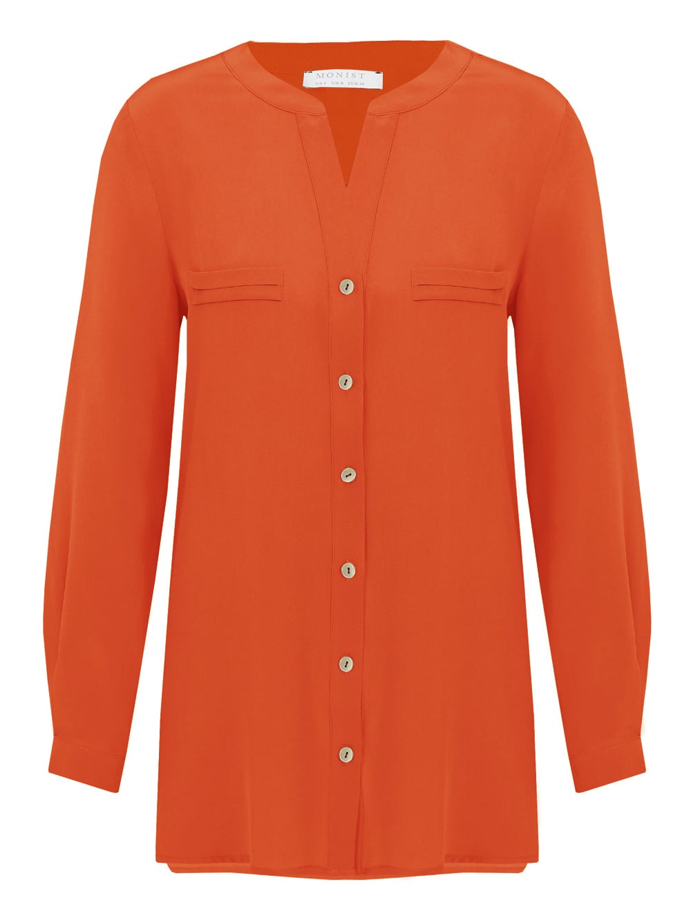 Casual Silk Blouse in Coral Colour RK 72