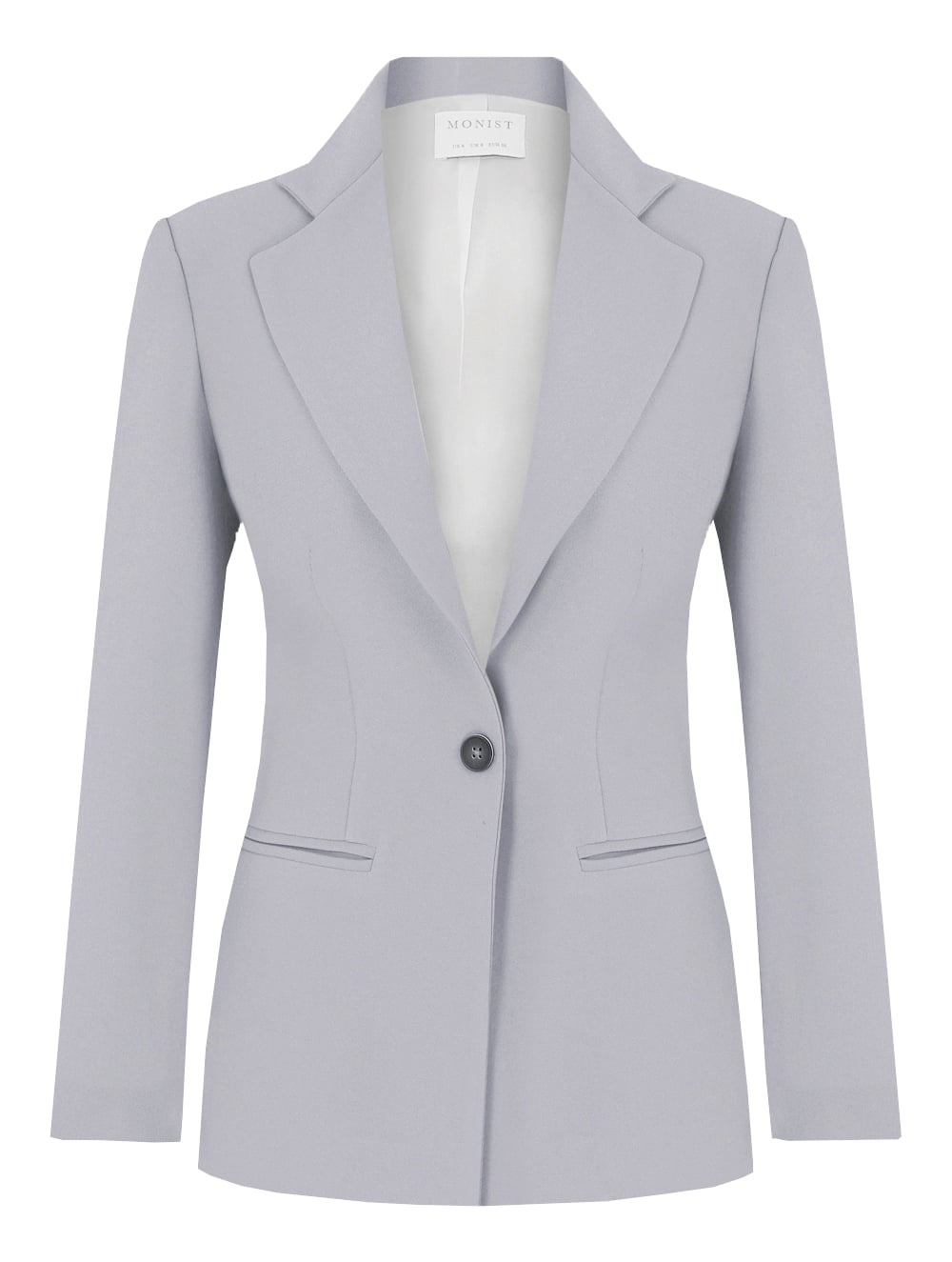 Classic Crepe Blazer in Stone Colour RK 138