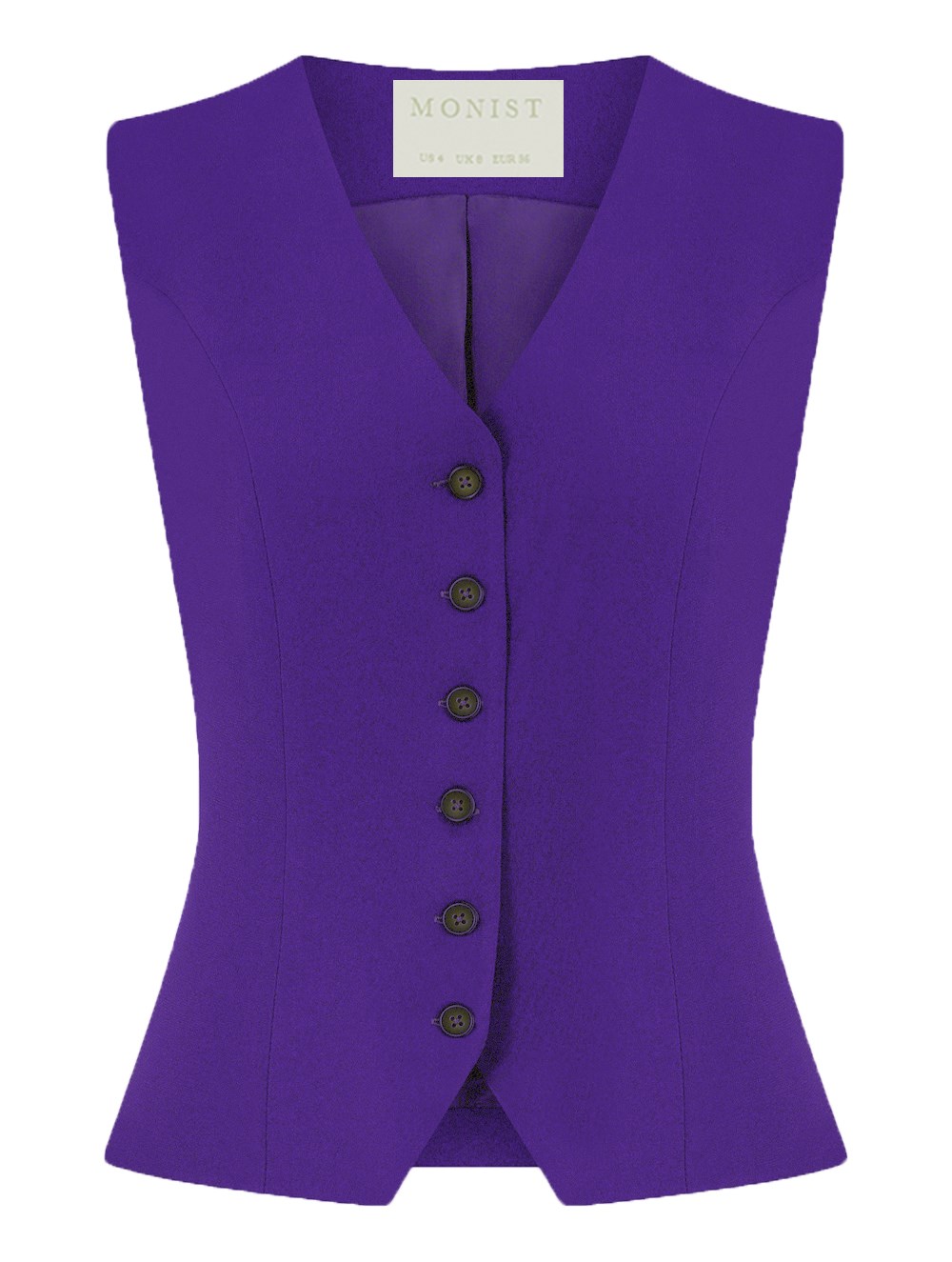 Classic Crepe Vest in Light Purple Colour