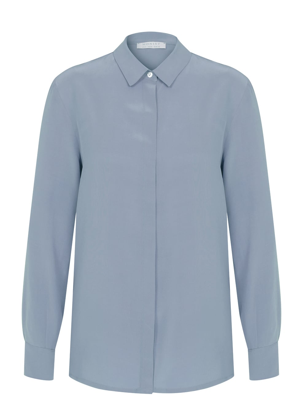 Classic Silk Shirt in Blue Colour