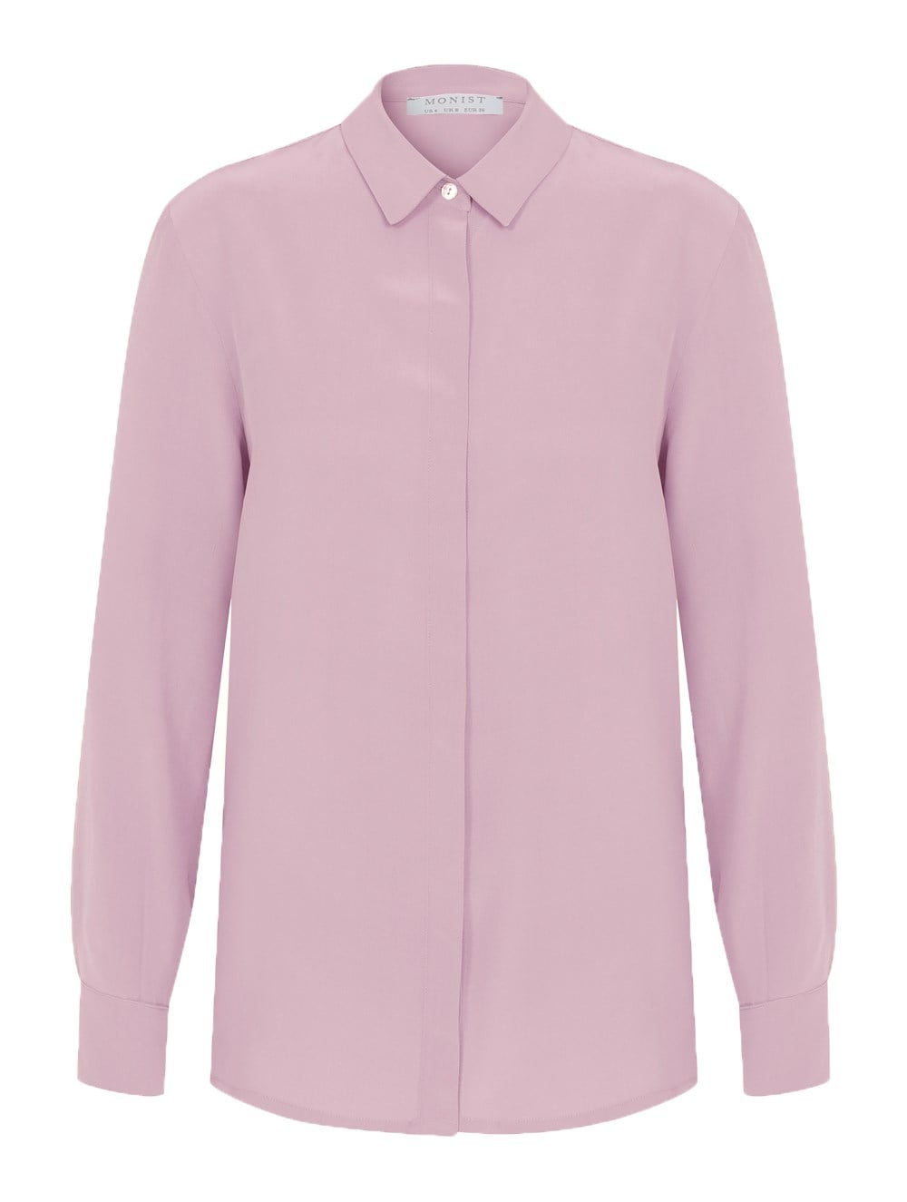 Classic Silk Shirt in Pink Colour