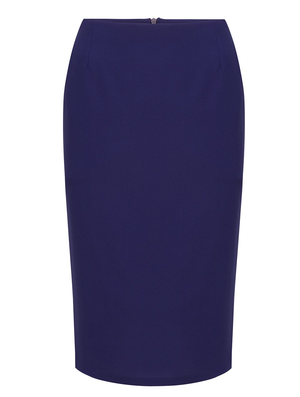 Crepe Pencil Skirt in Lavender Colour
