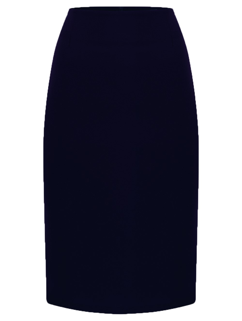 Crepe Pencil Skirt in Navy Colour