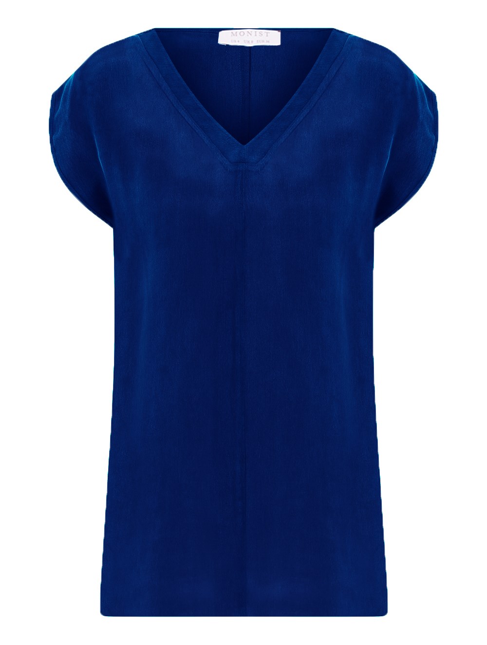 Drop Shoulder Blouse in Blue Colour