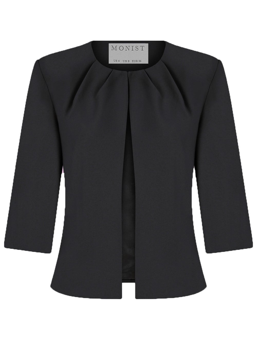 Folded Collar Jacket in Anthracite Colour
