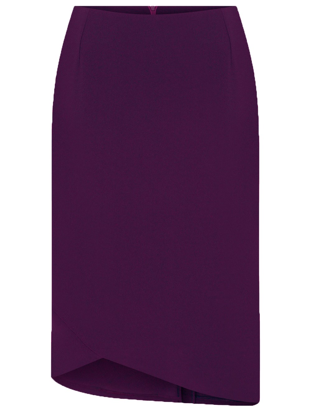 Oval Shape Crepe Skirt in Cyclamen Colour RK 176