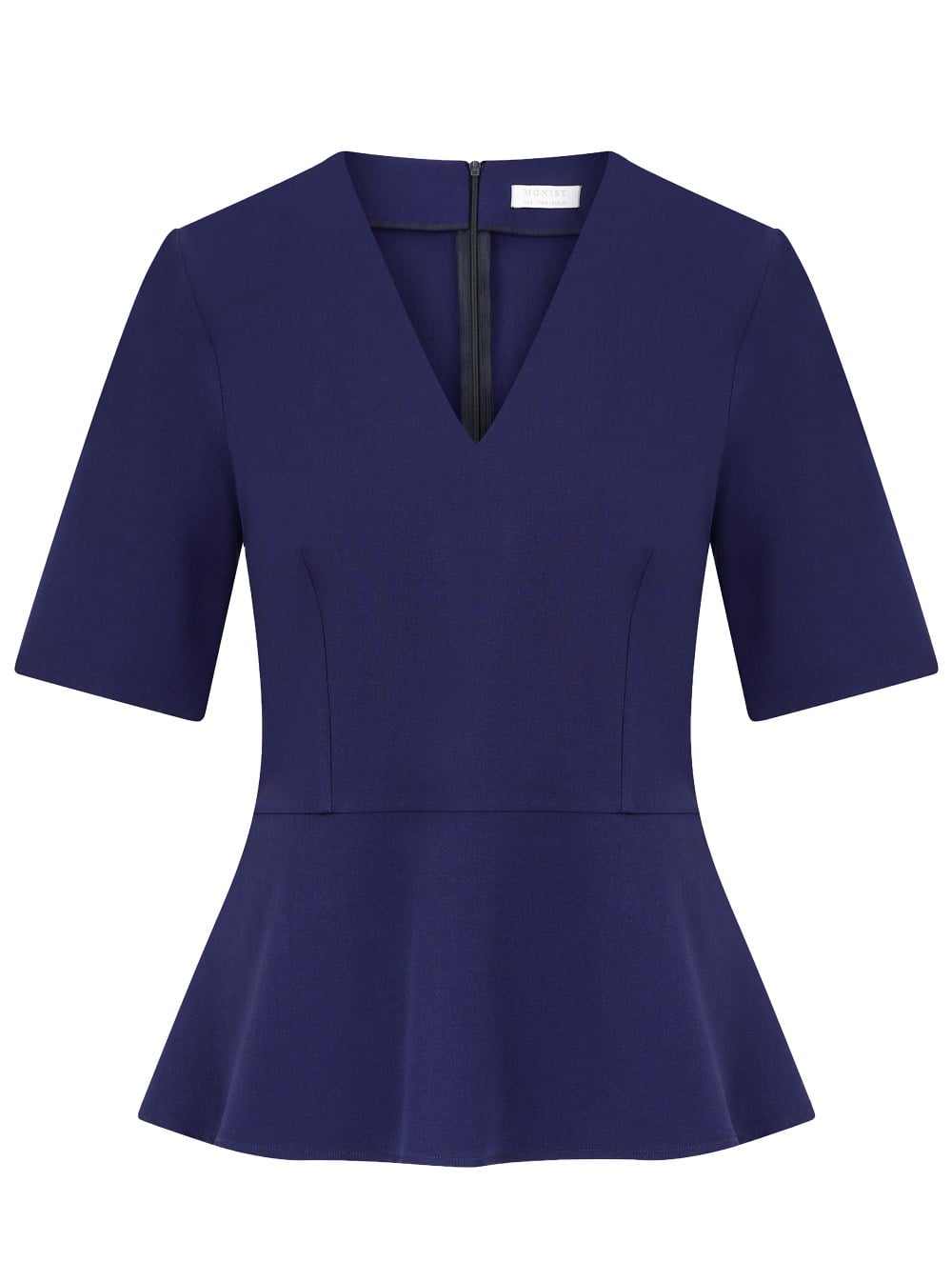 Peplum Crepe Jacket in Lavender Colour