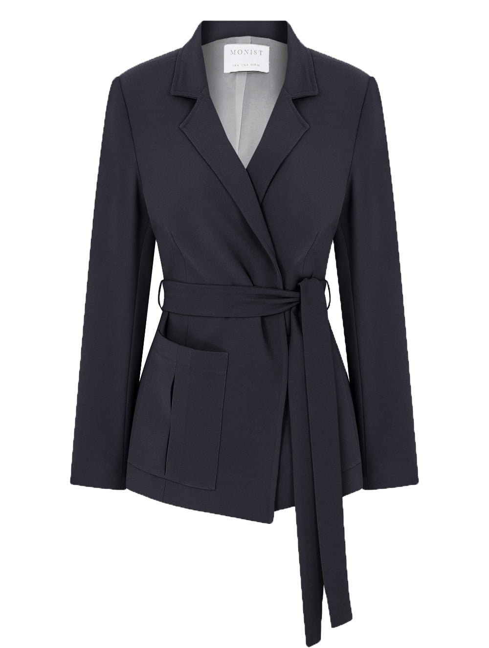 Safari Crepe Jacket in Anthracite Colour