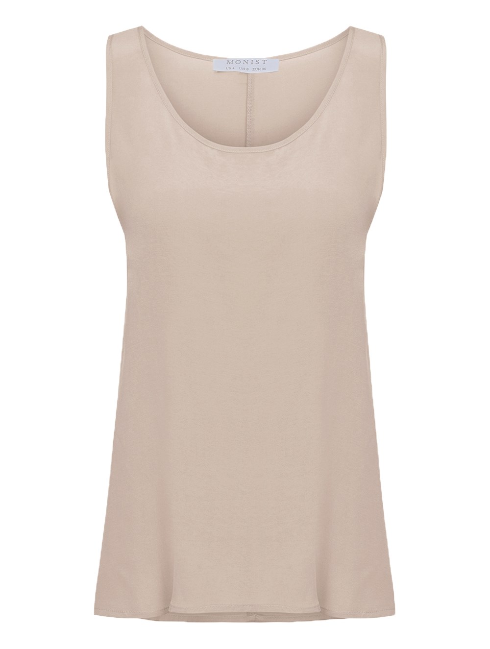 Silk Camisole in Light Beige Colour RK 3