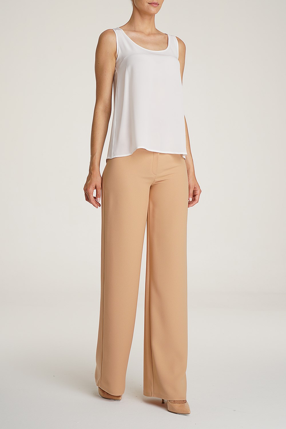 Silk Camisole in White Colour