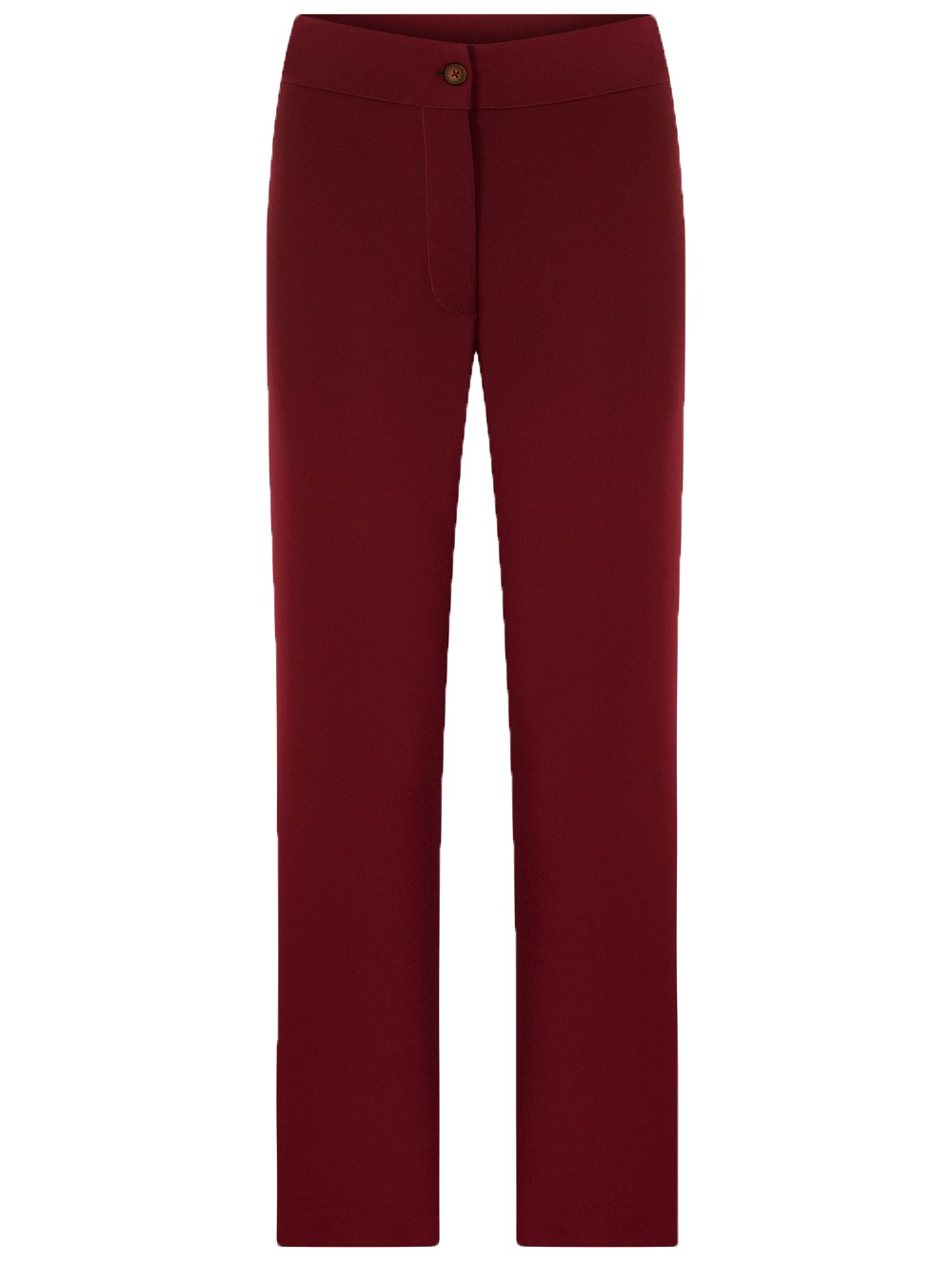 Straight Leg Pant in Wine Colour