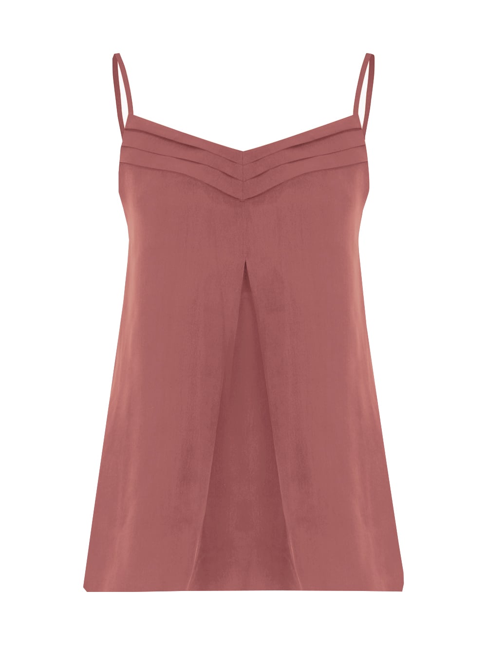Strap Vegan Cupro Camisole in Rose Colour