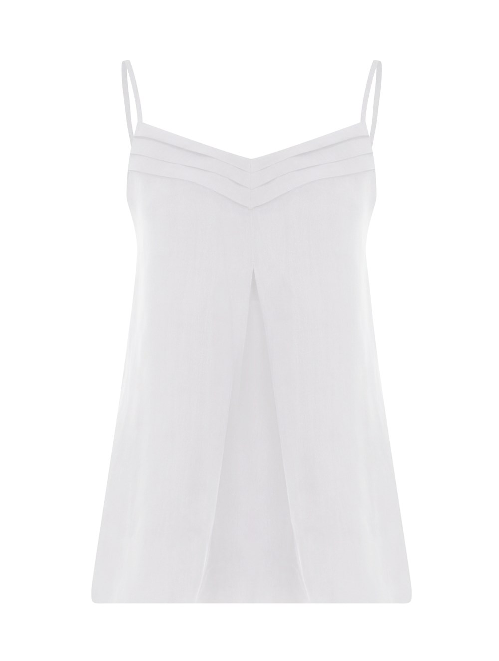 Strap Vegan Cupro Camisole in White Colour