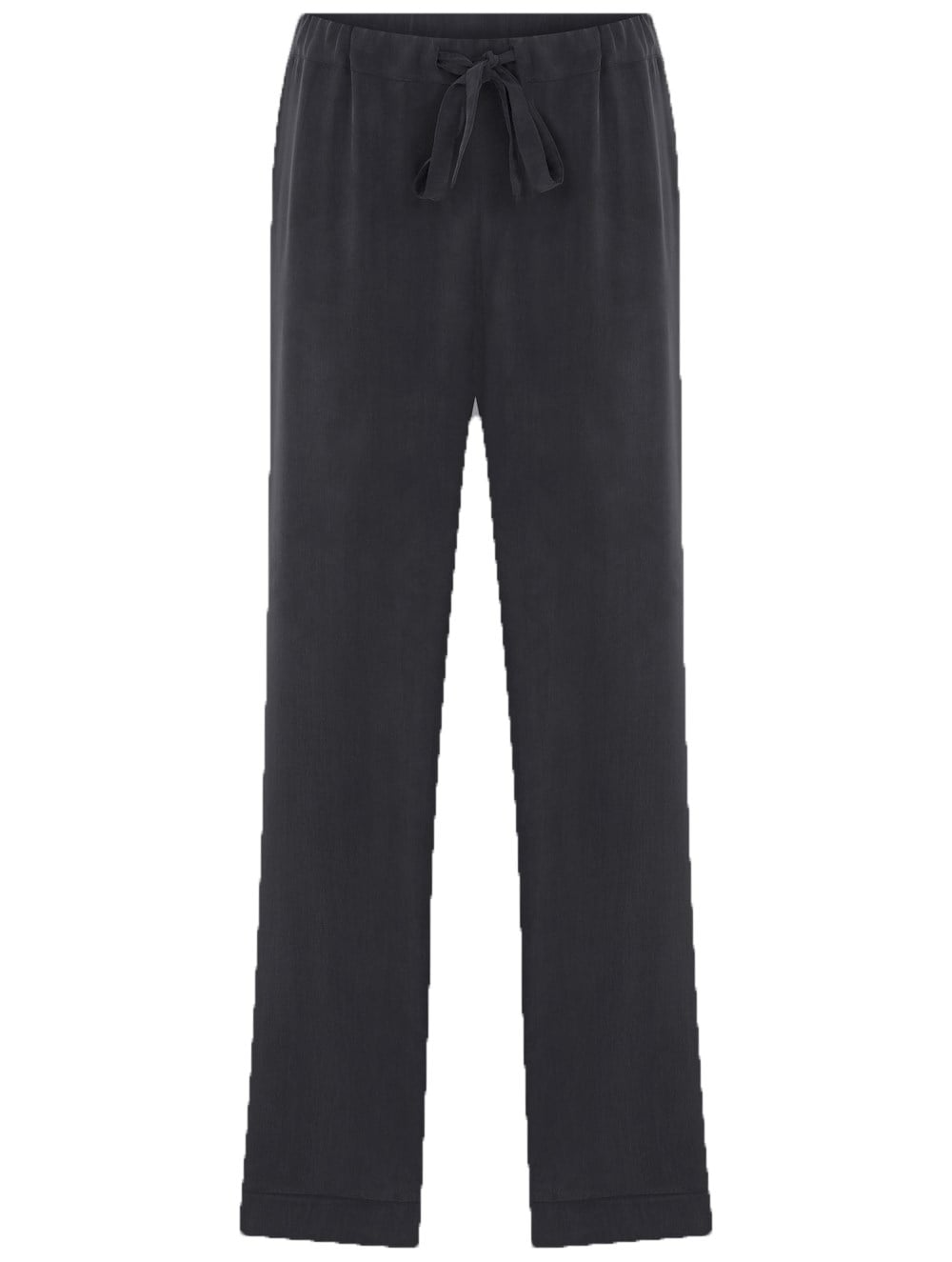 Vegan Cupro Long Pyjama Bottom in Anthracite Colour