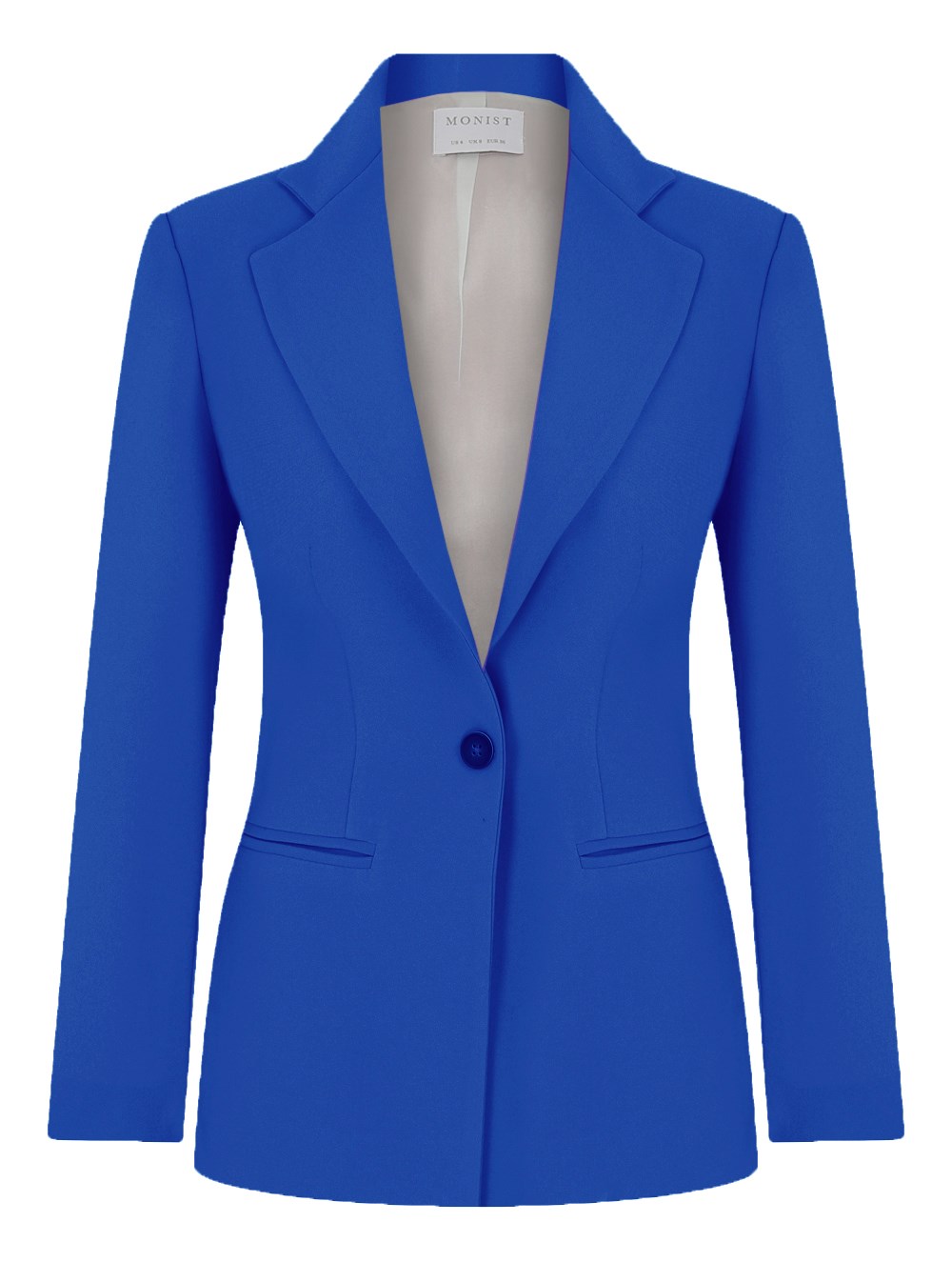 Classic Crepe Blazer in Blue Colour