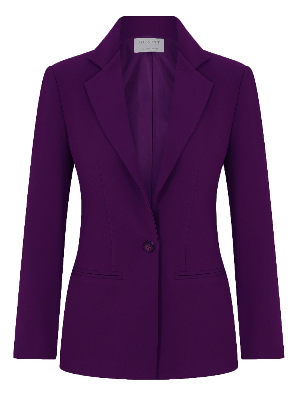 Classic Crepe Blazer in Cyclamen  Colour