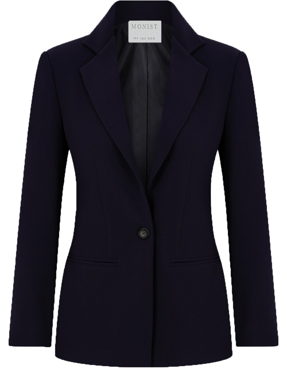 Classic Crepe Blazer in Navy Colour