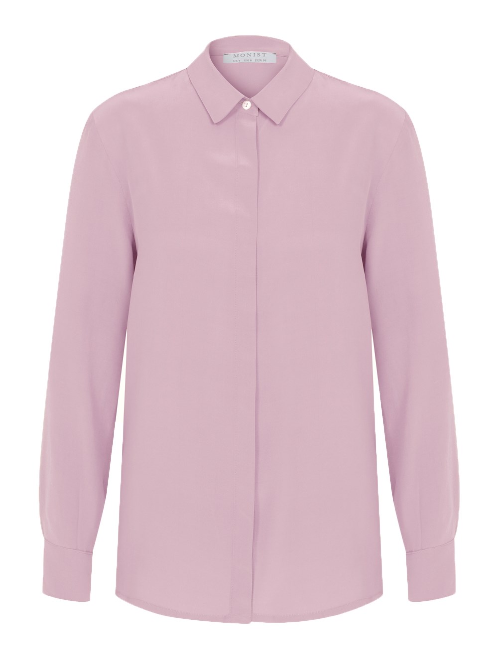 Classic Silk Shirt in Pink Colour