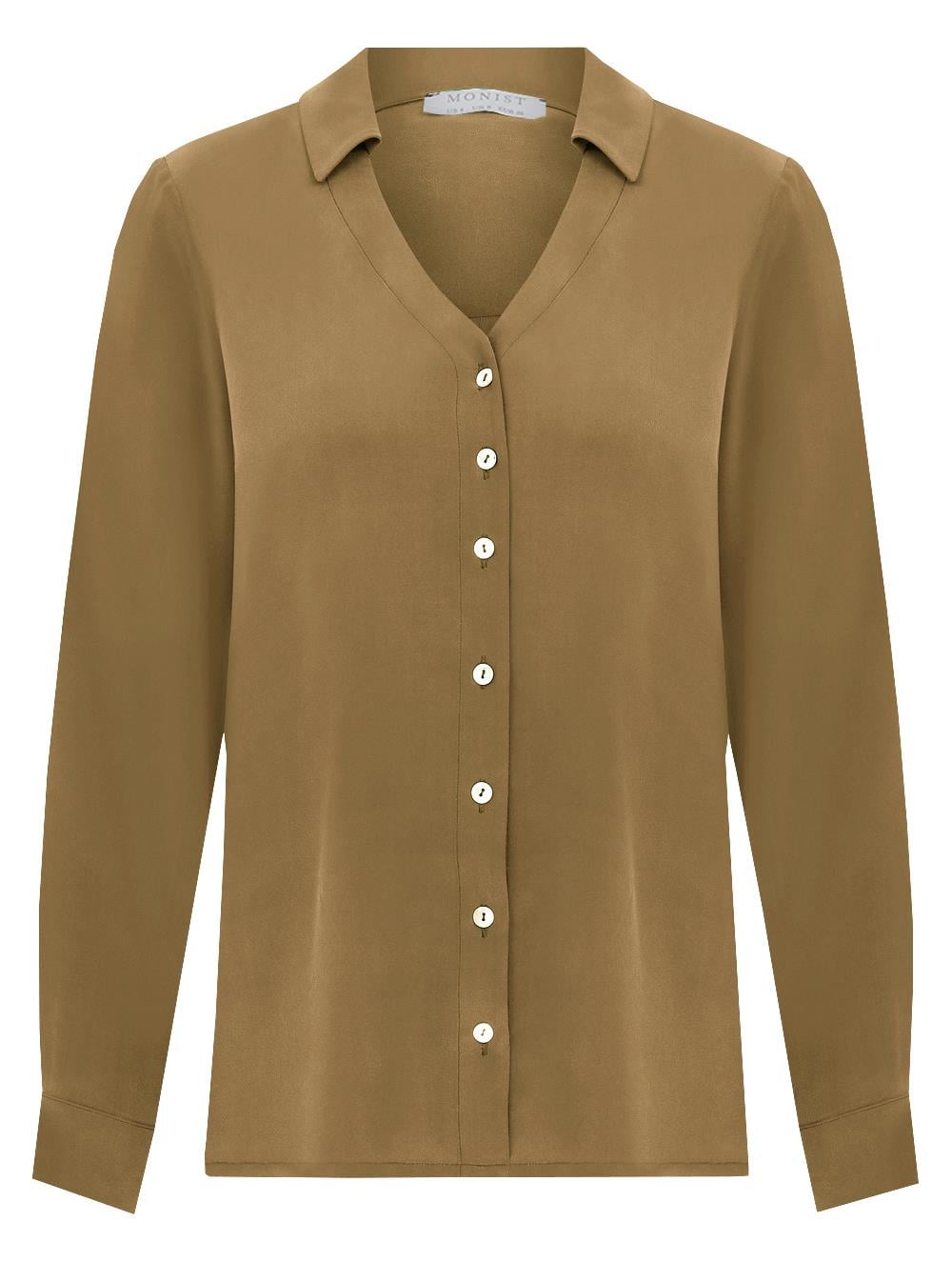 Cool Silk Shirt in Gold Colour RK 34 