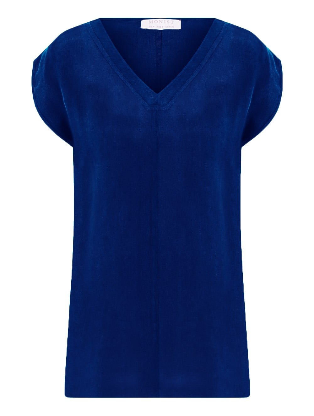 Drop Shoulder Blouse in Blue Colour