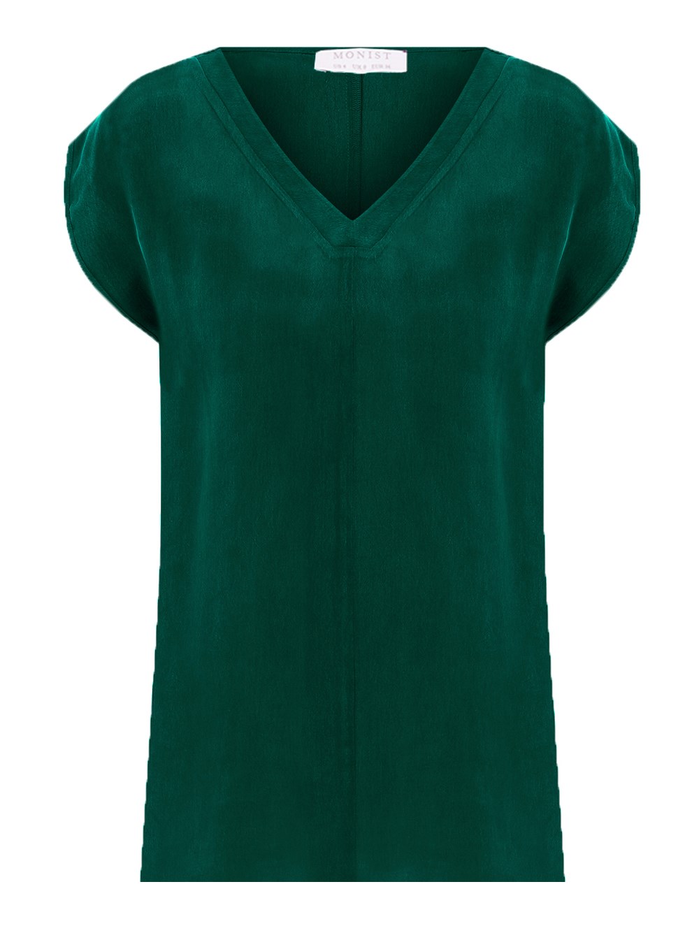 Drop Shoulder Blouse in Green Colour