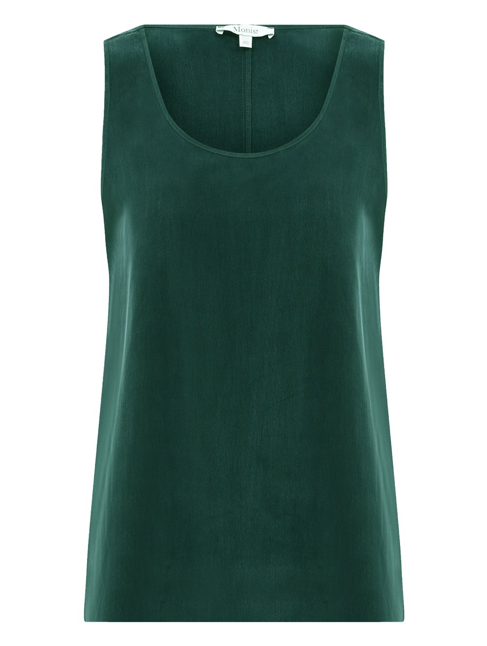 New Generation Vegan Cupro Camisole in Green Colour