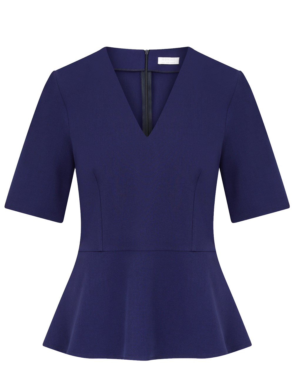 Peplum Crepe Jacket in Lavender Colour