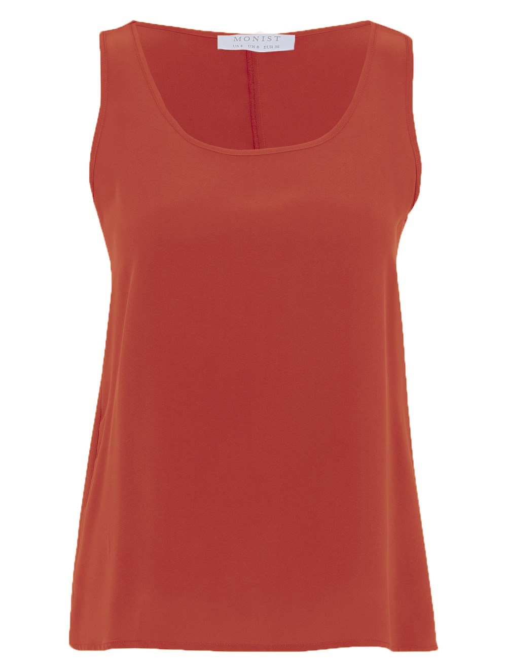Silk Camisole in Coral Colour
