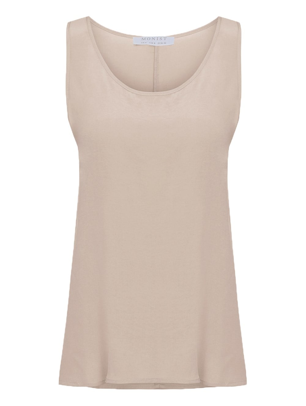 Silk Camisole in Light Beige Colour RK 3