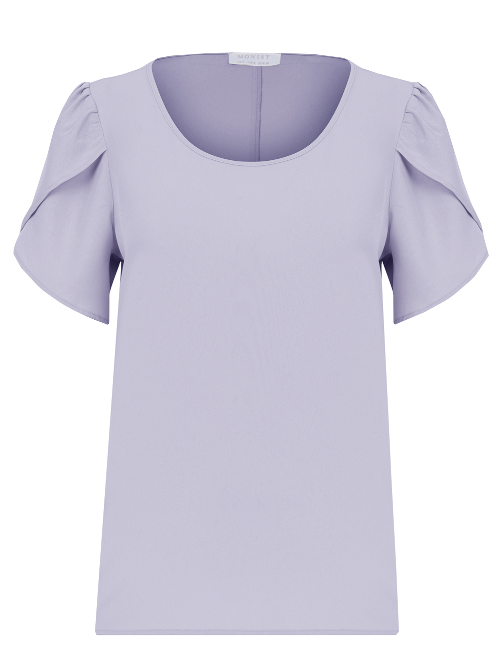Sliced Sleeve Silk Blouse in Lilac Colour RK 56