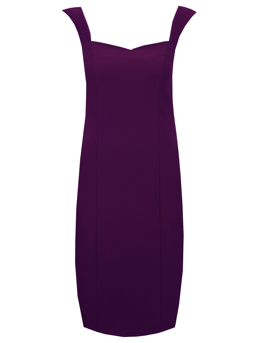 Strap Crepe Dress in Cyclamen Colour RK 176