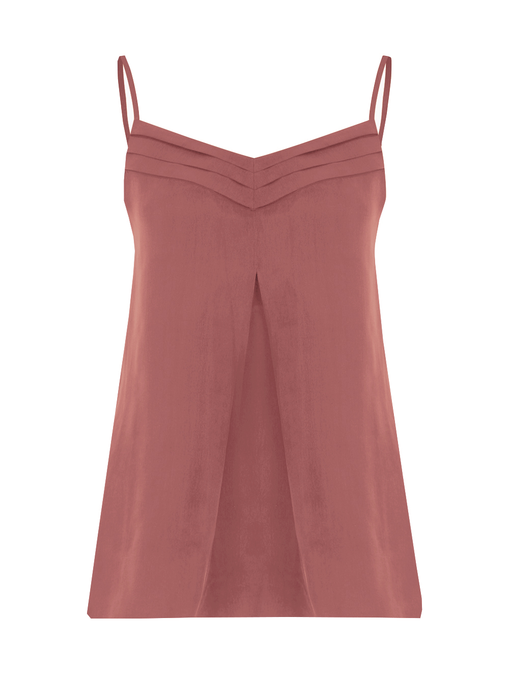 Strap Vegan Cupro Camisole in Rose Colour