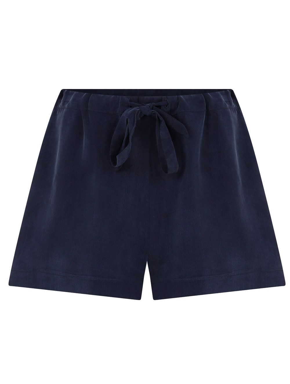 Vegan Cupro Pyjama Short in Navy Colour
